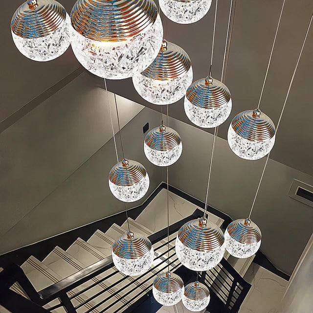 LÁMPARA COLGANTE LED OSLO DORADO