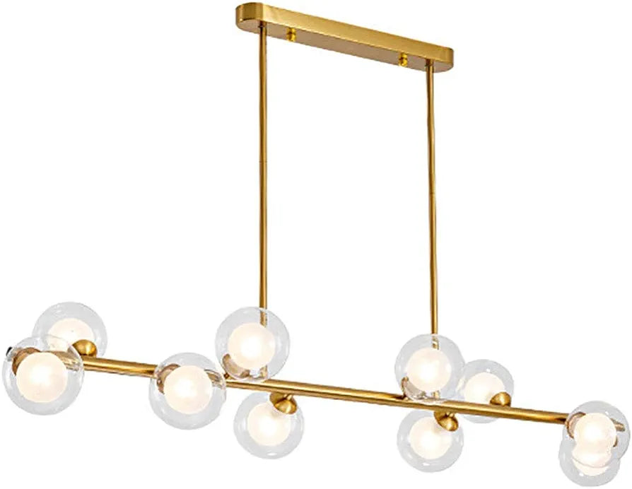 LÁMPARA BARRA COLGANTE MONACO DE 10 LUCES