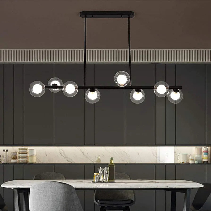 LÁMPARA BARRA COLGANTE MONACO DE 10 LUCES