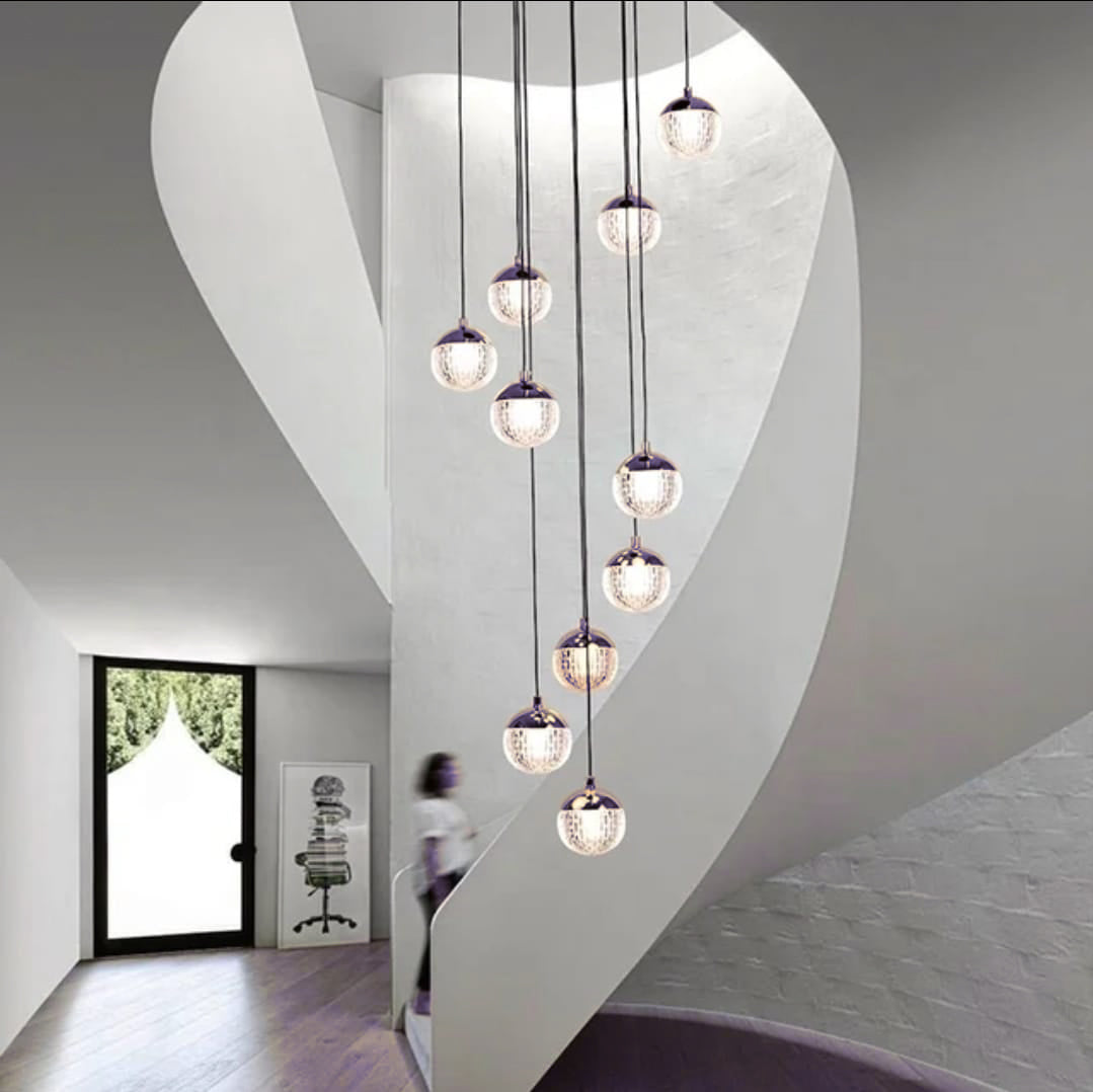 LÁMPARA COLGANTE LED OSLO DORADO