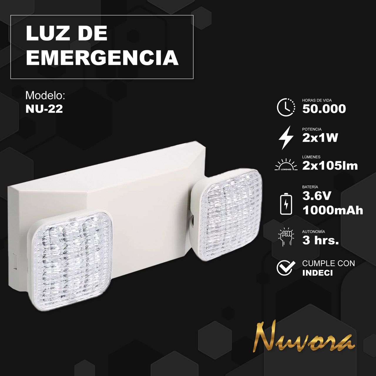 LÁMAPARA DE EMERGENCIA NU-22