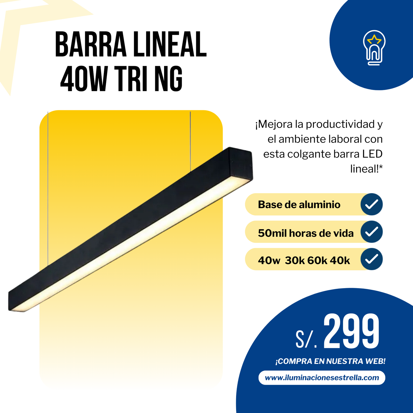 LINEAL 40W TRILUX NG