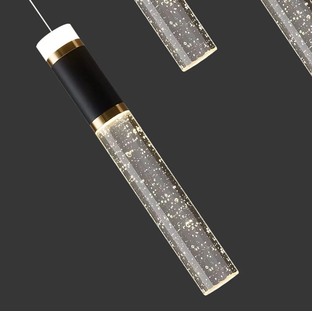 LAMPARA COLGANTE TL-304 1LUZ TRICOLOR