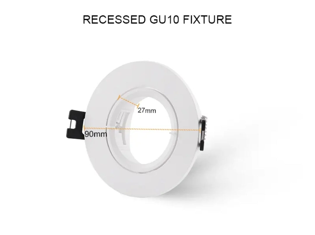 ESPOT PVC GU10 BLANCO 10154 9CM DIRIGIBLE