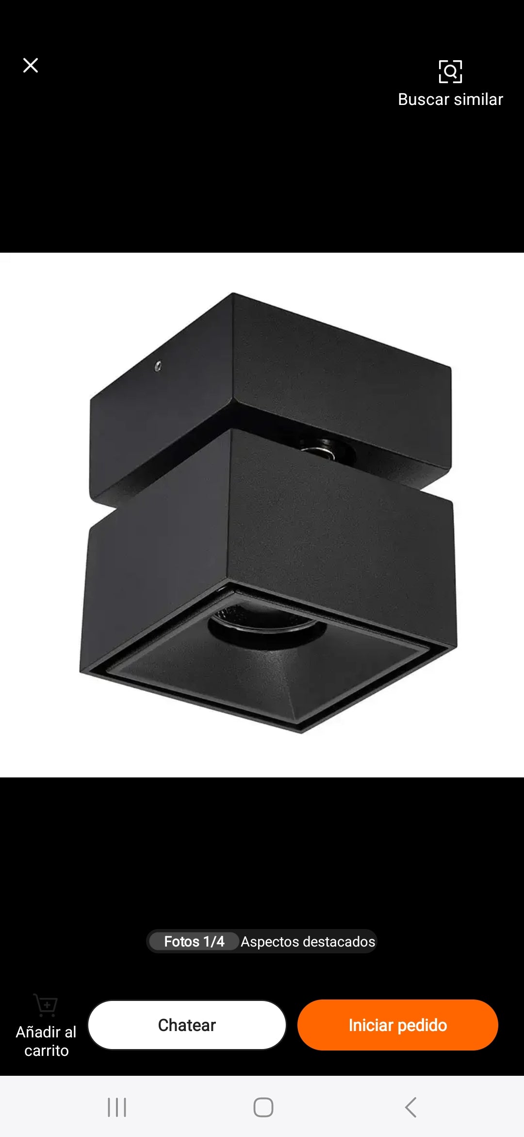 TACHO 1204 CUADRADO 12W NG