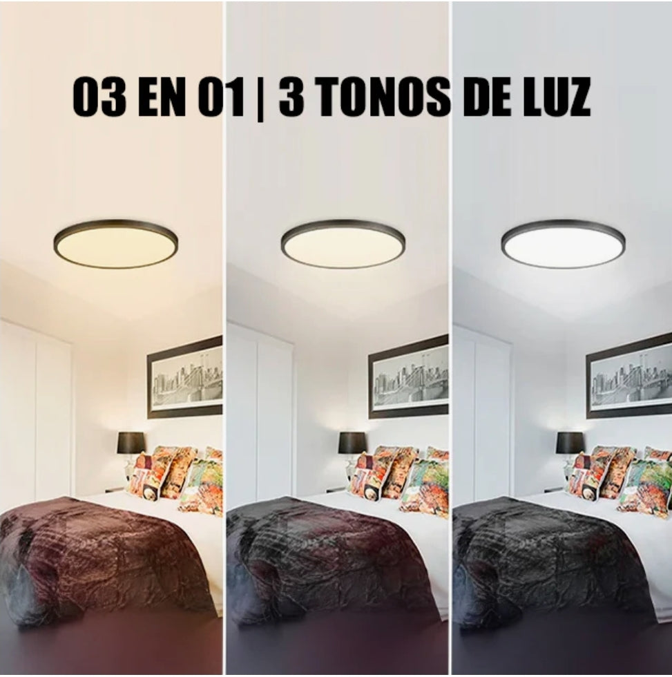 PANEL LED ADOSADO 40W NG TRICOLOR