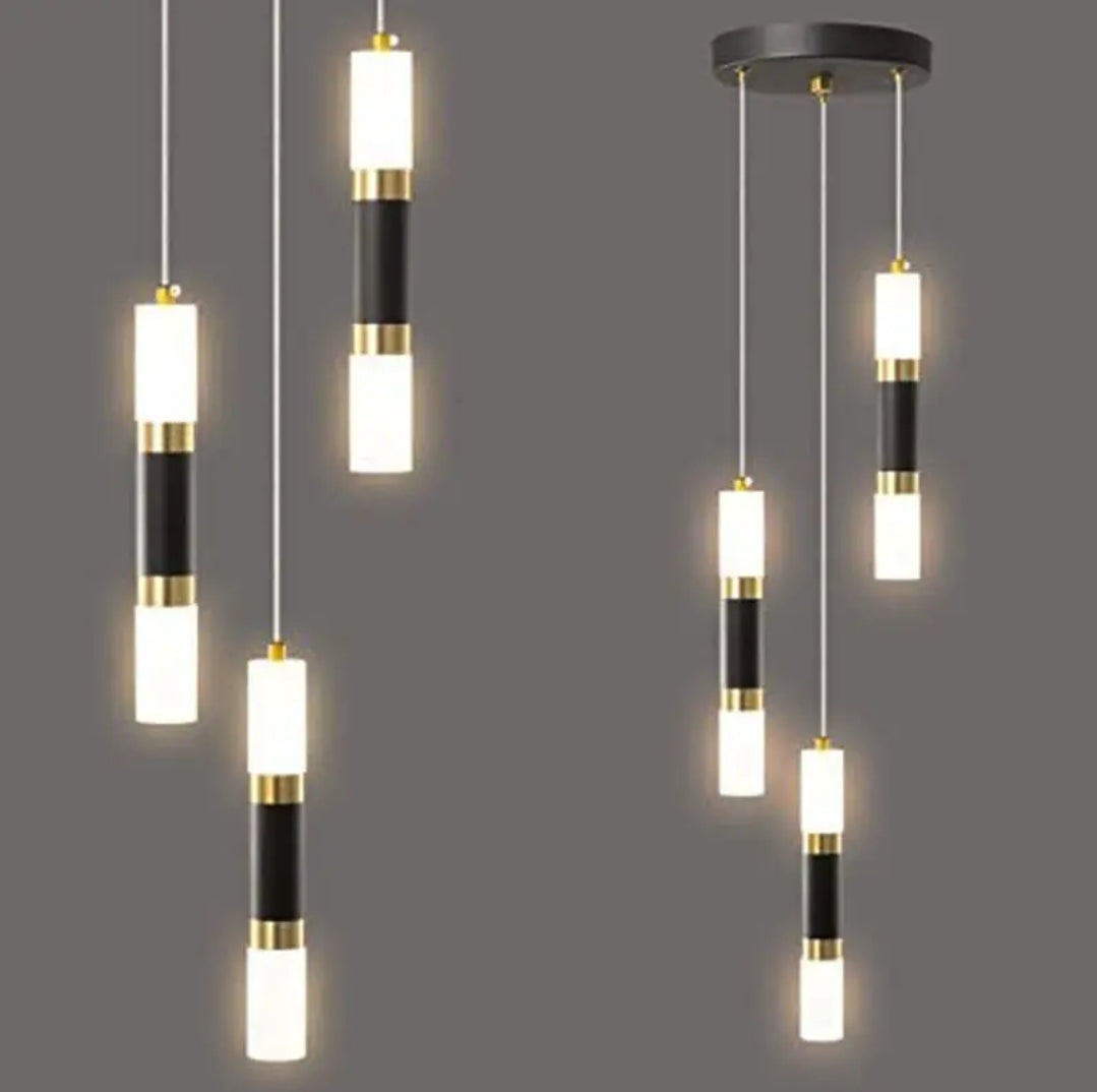 LAMPARA COLGANTE BARRA DE 3LUCES 6024 LUZ 3000K