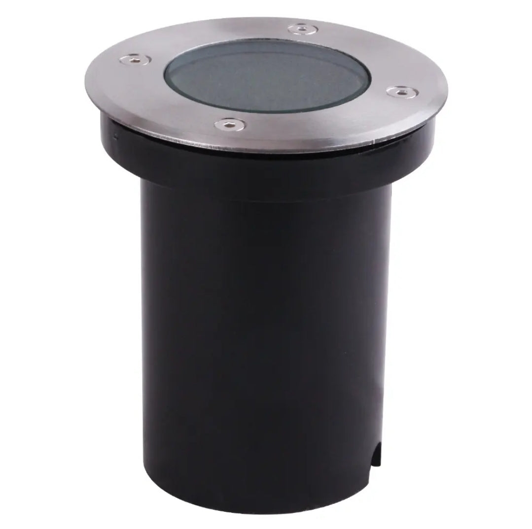 ESPOT DE PISO 1010 GU10 ACERO 10CM IP65
