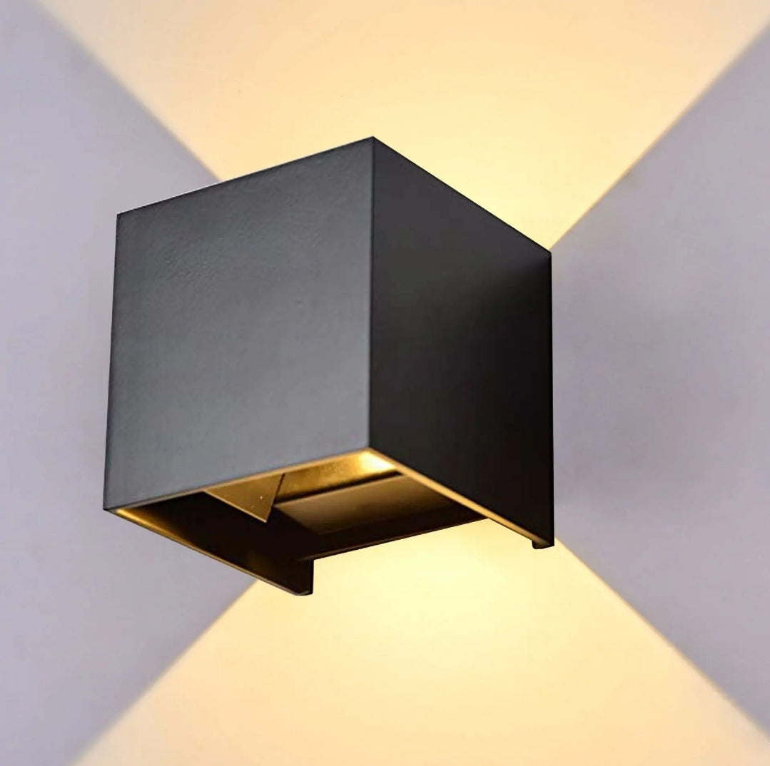 APLIQUE CUBO 910-NG 6W 30K 40K 60K TRICOLOR