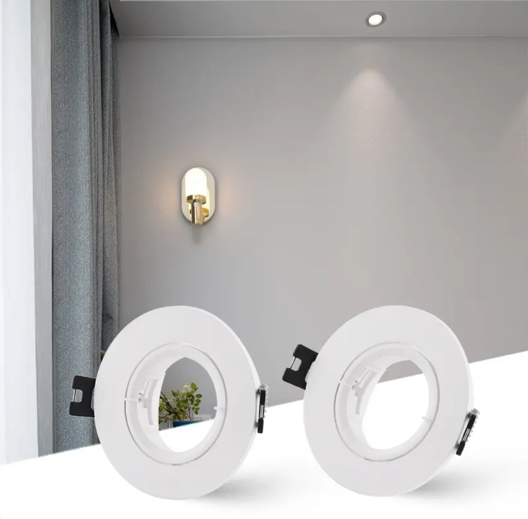 ESPOT PVC GU10 BLANCO 10154 9CM DIRIGIBLE
