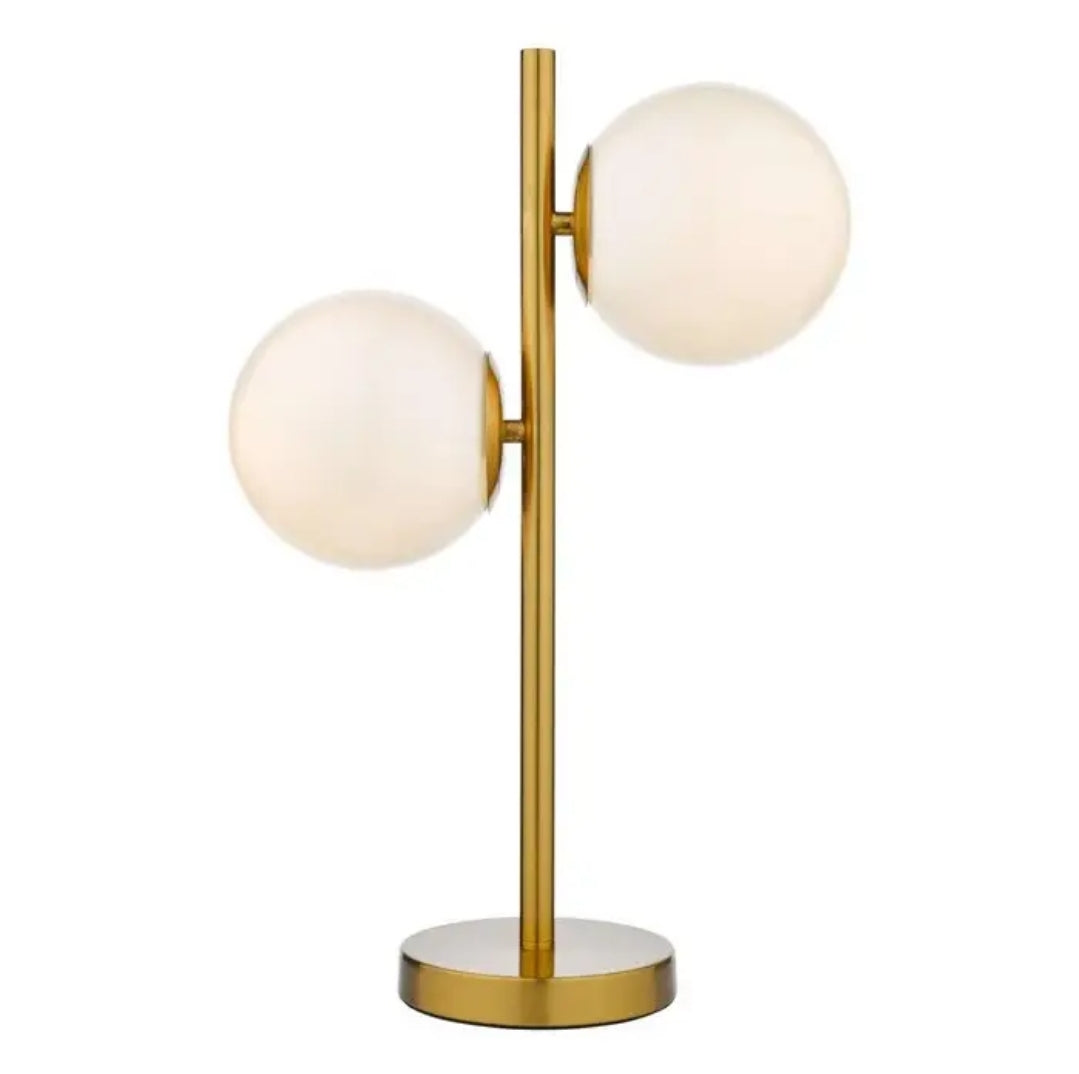 LAMPARA DE MESA BETISS DORADO