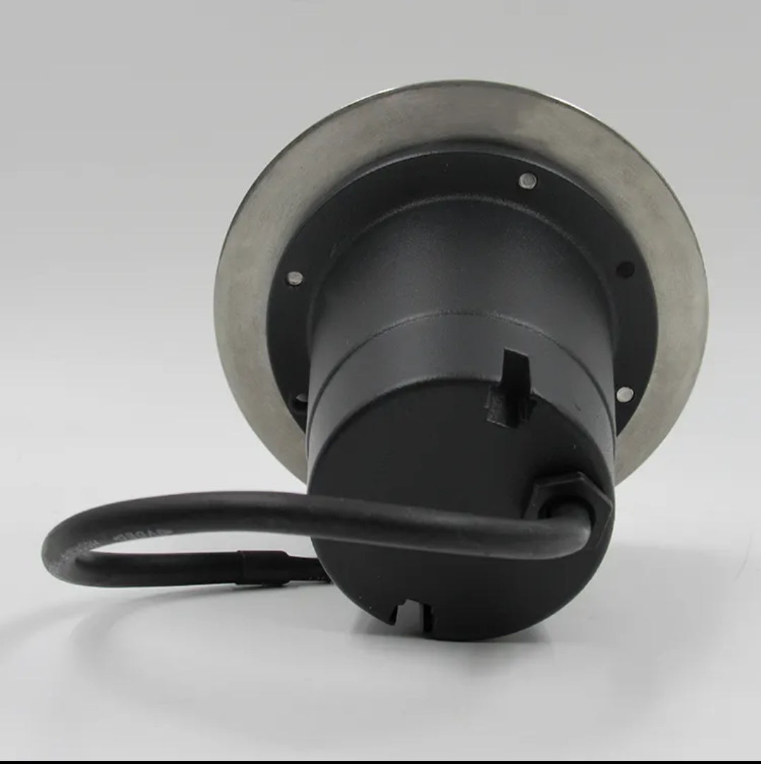ESPOT DE PISO 1008 GU10 ACERO 12CM IP65