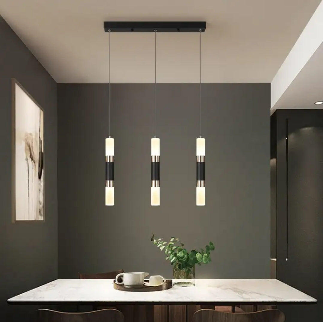 LAMPARA COLGANTE BARRA DE 3LUCES 6024 LUZ 3000K