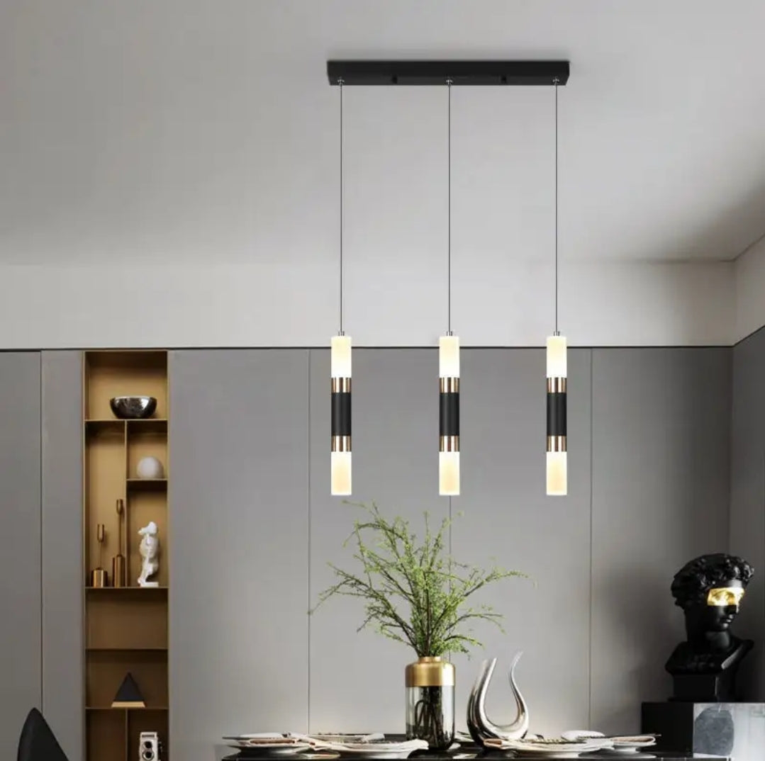 LAMPARA COLGANTE BARRA DE 3LUCES 6024 LUZ 3000K