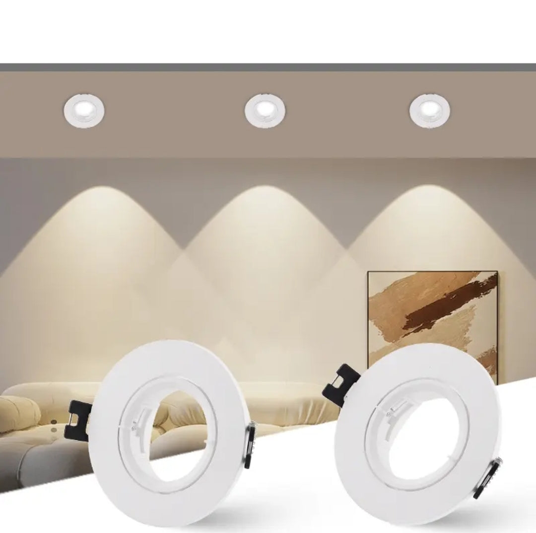 ESPOT PVC GU10 BLANCO 10154 9CM DIRIGIBLE