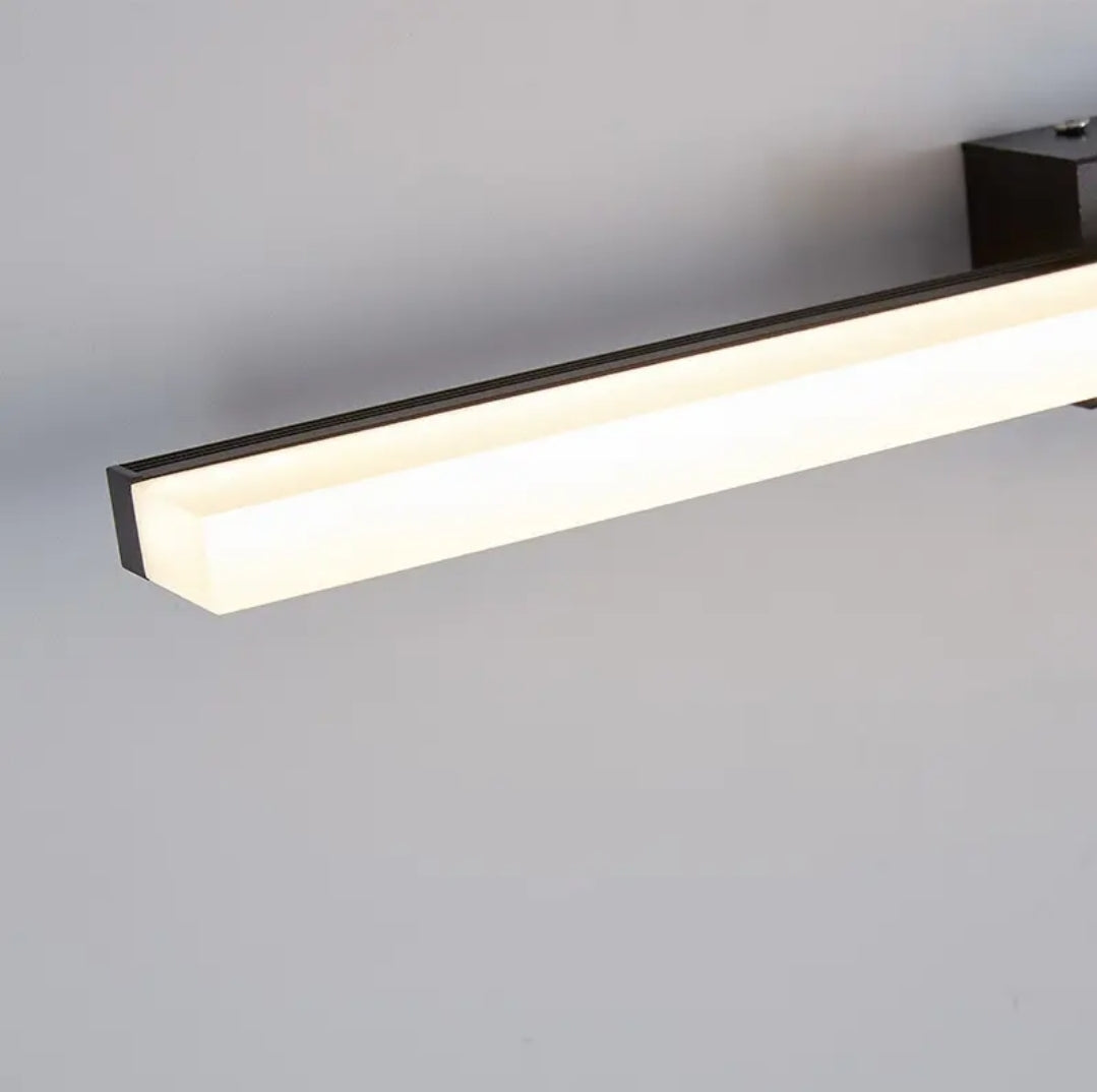 LÁMPARA BARRA LED 40CM NEGRO 18W TRICOLOR