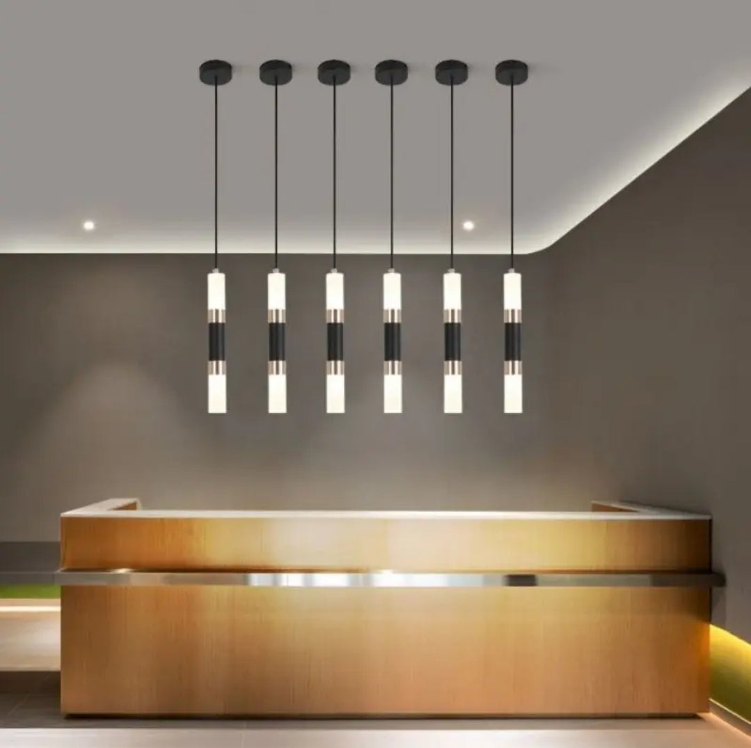 LAMPARA COLGANTE TL 403-1LUZ TRICOLOR 6W
