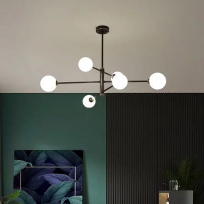 Lámpara Tubalu 8luces Negro