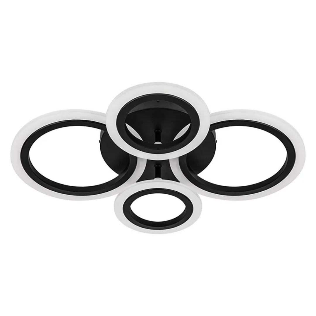 LÁMPARA ROSSAL NEGRA LED