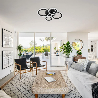 LÁMPARA ROSSAL NEGRA LED