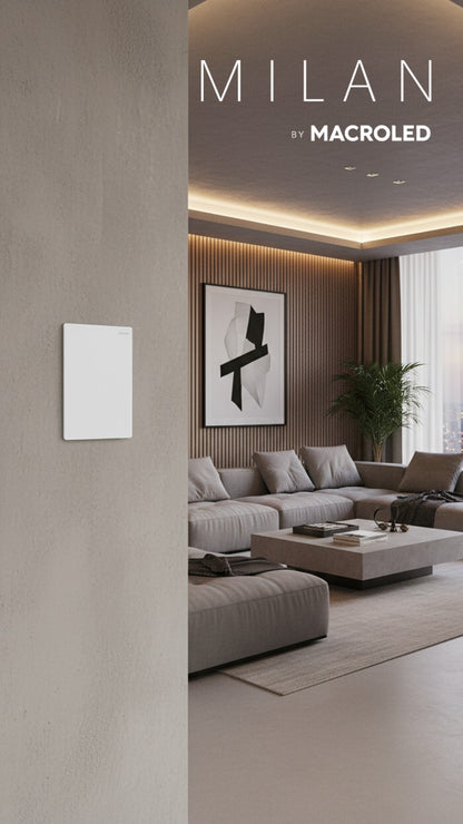 INTERRUPTORES Y TOMACORRIENTES . LINEA MILAN MACROLED