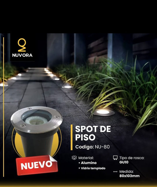 SPOT PISO  NU-80 GU10