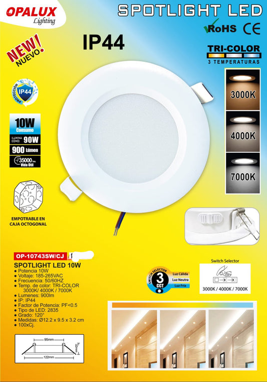 ESPOT 10W CON SELEPTOR DE LUZ