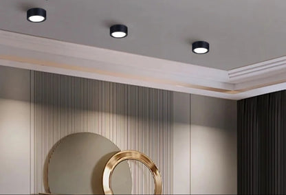 TACHITO ADOSADO 3W NEGRO LED