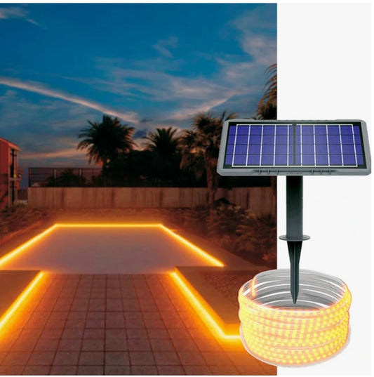 CINTA LED SOLAR 10MTS 3k