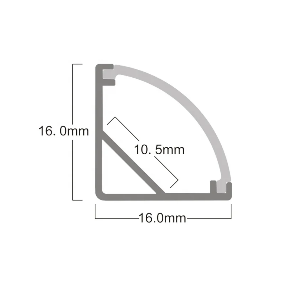 PERFIL ESQUINERO ALUMINIO 2M