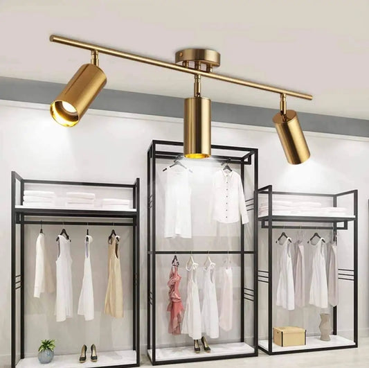 LAMPARA BENJI DORADO 3LUCES GU10