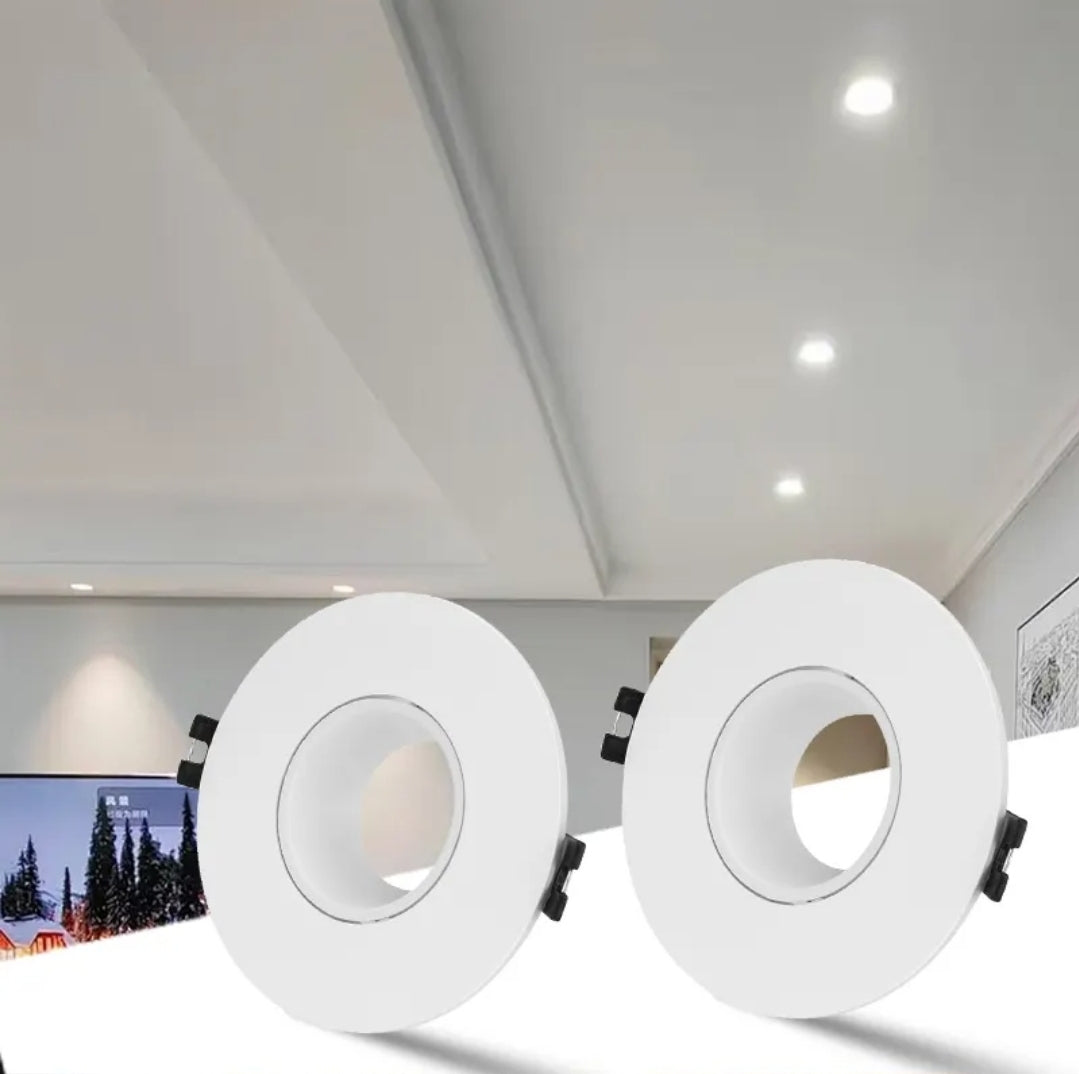 ESPOT PVC GU10 WH-NG 11CM DIRIGIBLE RECESADO