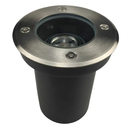 ESPOT DE PISO 1010 GU10 ACERO 10CM IP65