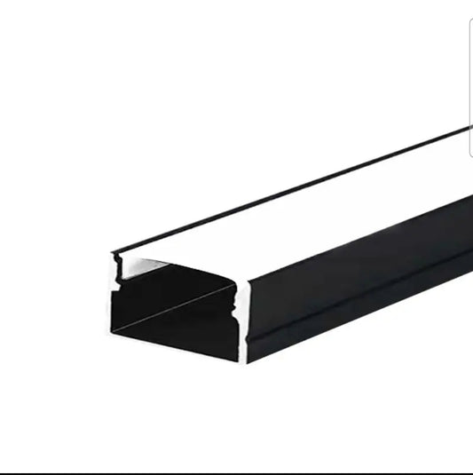 PERFIL ADOSADO DE 2M NEGRO