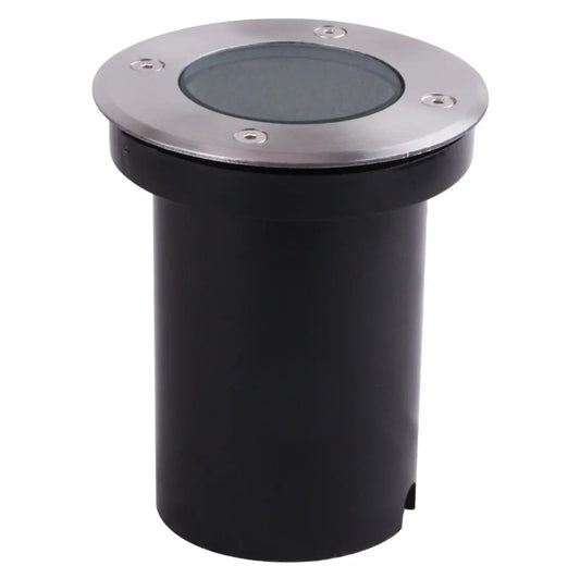 ESPOT DE PISO 1010 GU10 ACERO 10CM IP65