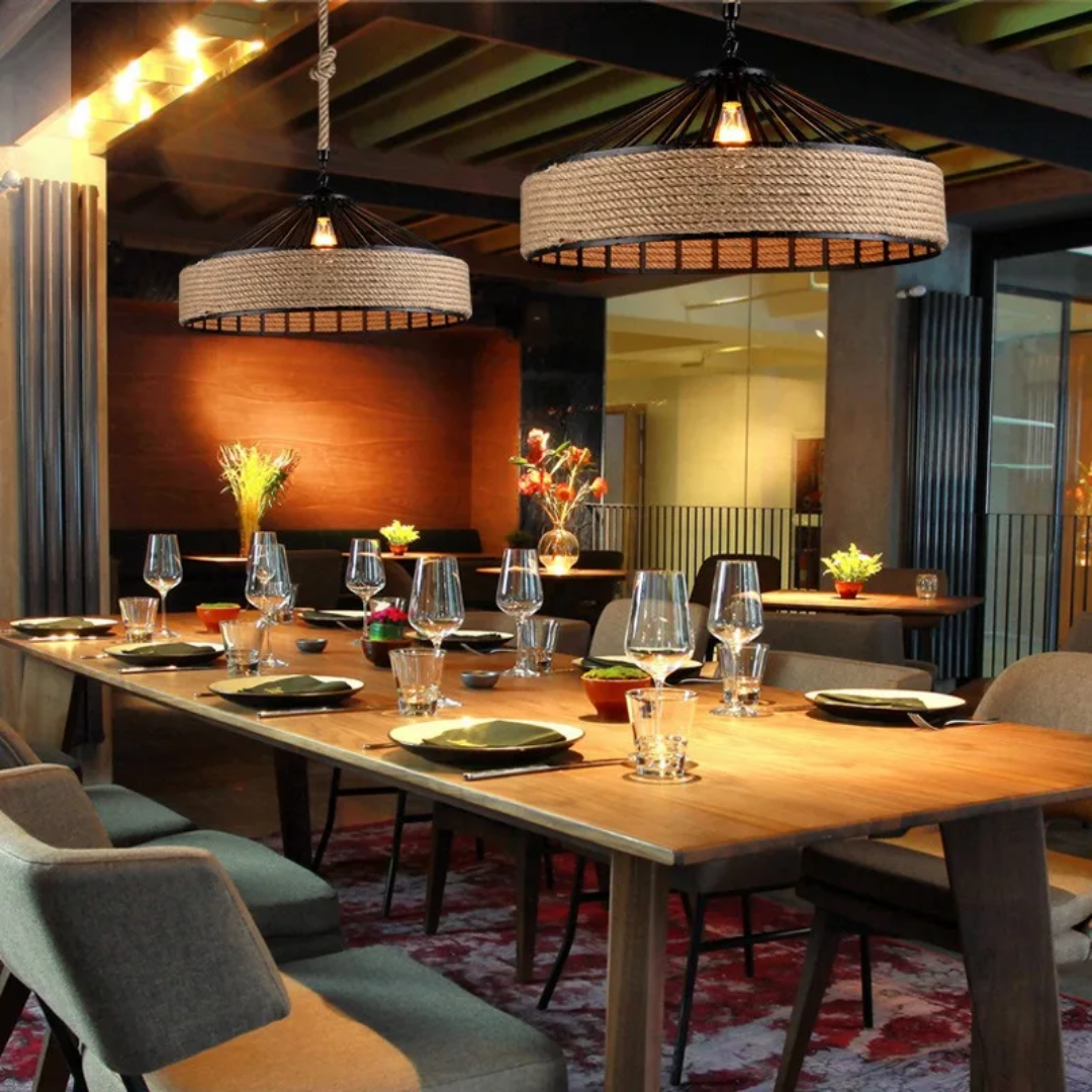 LÁMPARA SOGA 40CM MILA E27