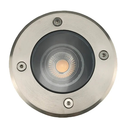 ESPOT DE PISO 1010 GU10 ACERO 10CM IP65