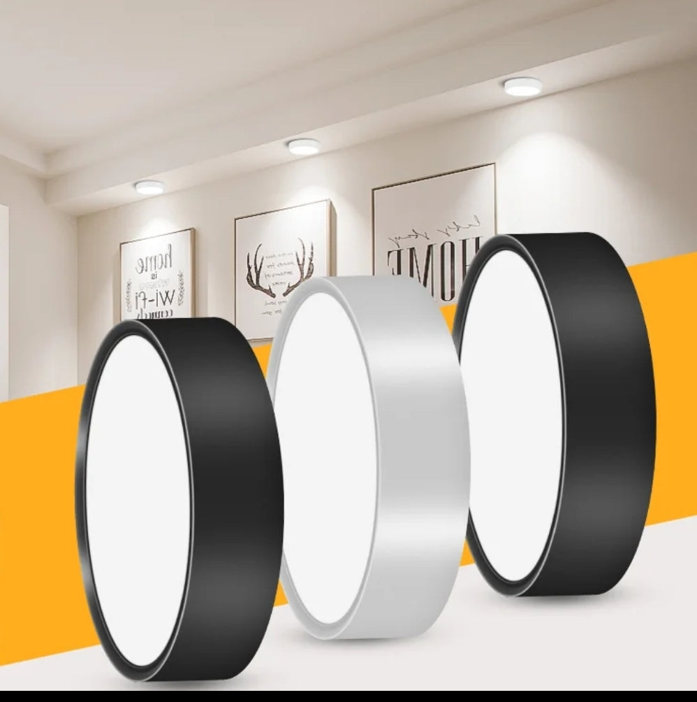 TACHITO ADOSADO 3W NEGRO LED