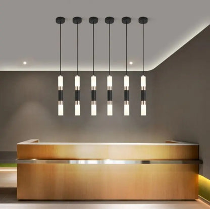 LAMPARA COLGANTE TL 403-1LUZ TRICOLOR 6W