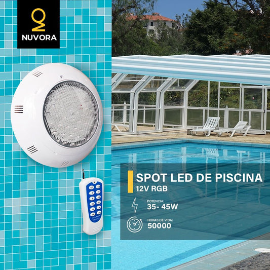 LUMINARIA DE PISCINA 35W RGB